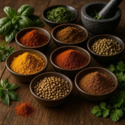 Authentic Indian Spice Box - Masala Dabba - Stainless Steel - Fresh Spices