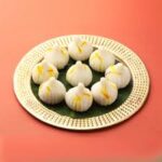 Mishti Sweet Kaju Kesar Elaichi Modak 5 pcs (Aprox200gm) - Image 2