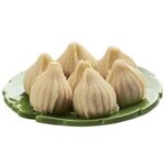 Mishti Sweet Kaju Kesar Elaichi Modak 5 pcs (Aprox200gm)